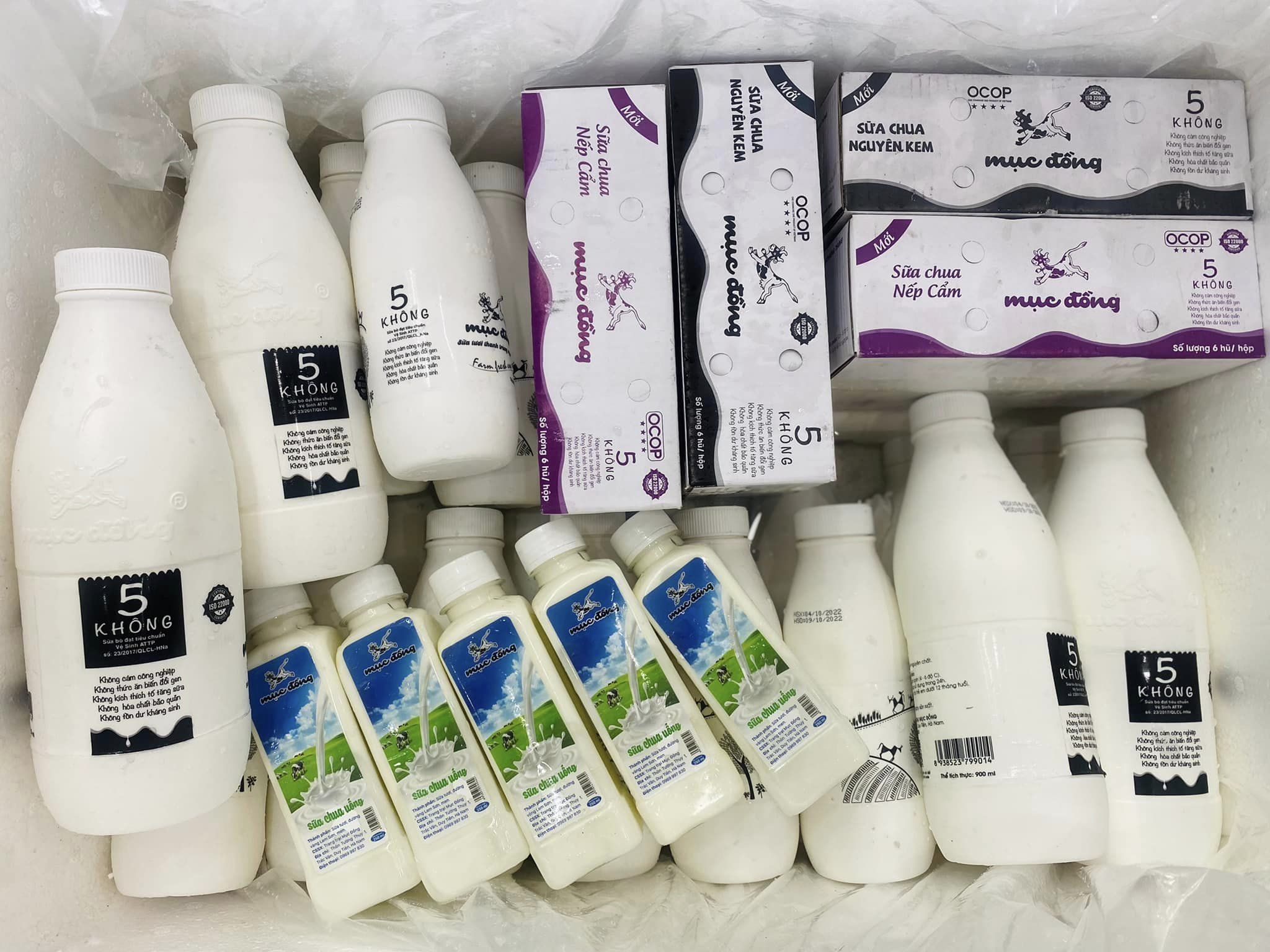 Sữa Mục Đồng với nhiều loại khác nhau